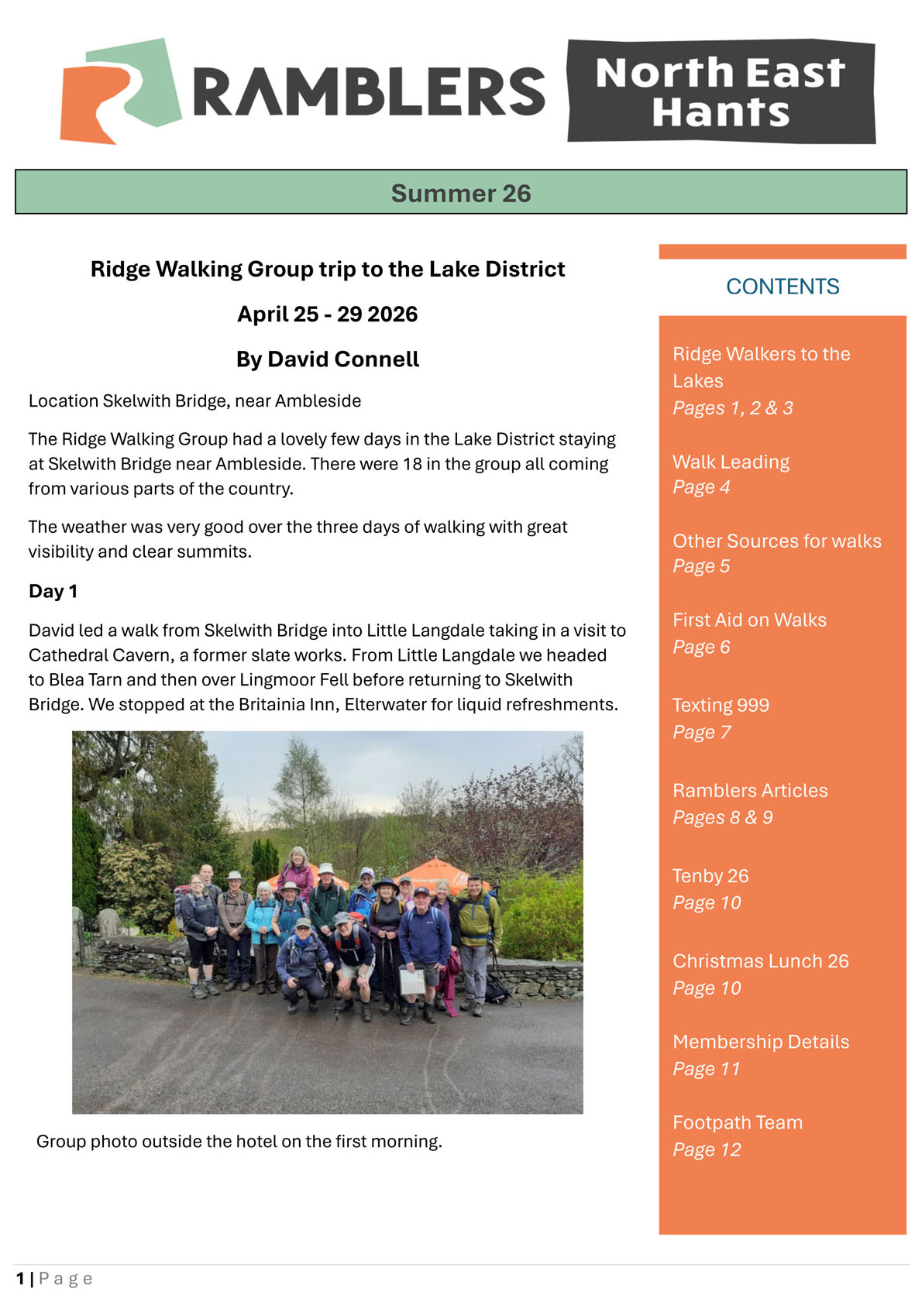 Summer 26 Newsletter 1