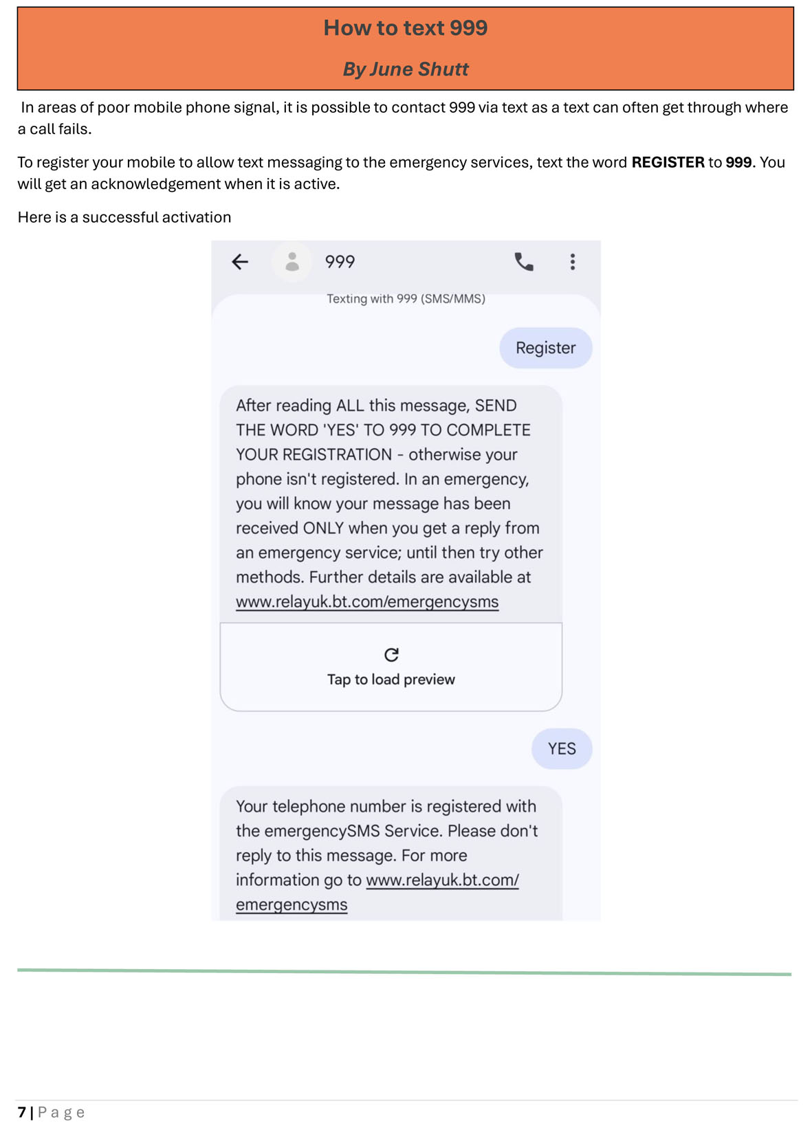 Summer 26 Newsletter 7