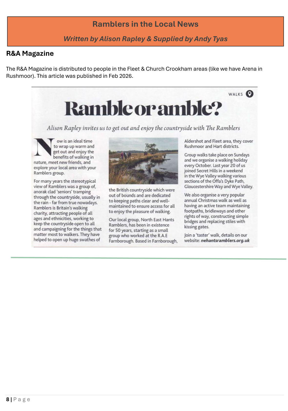 Summer 26 Newsletter 8